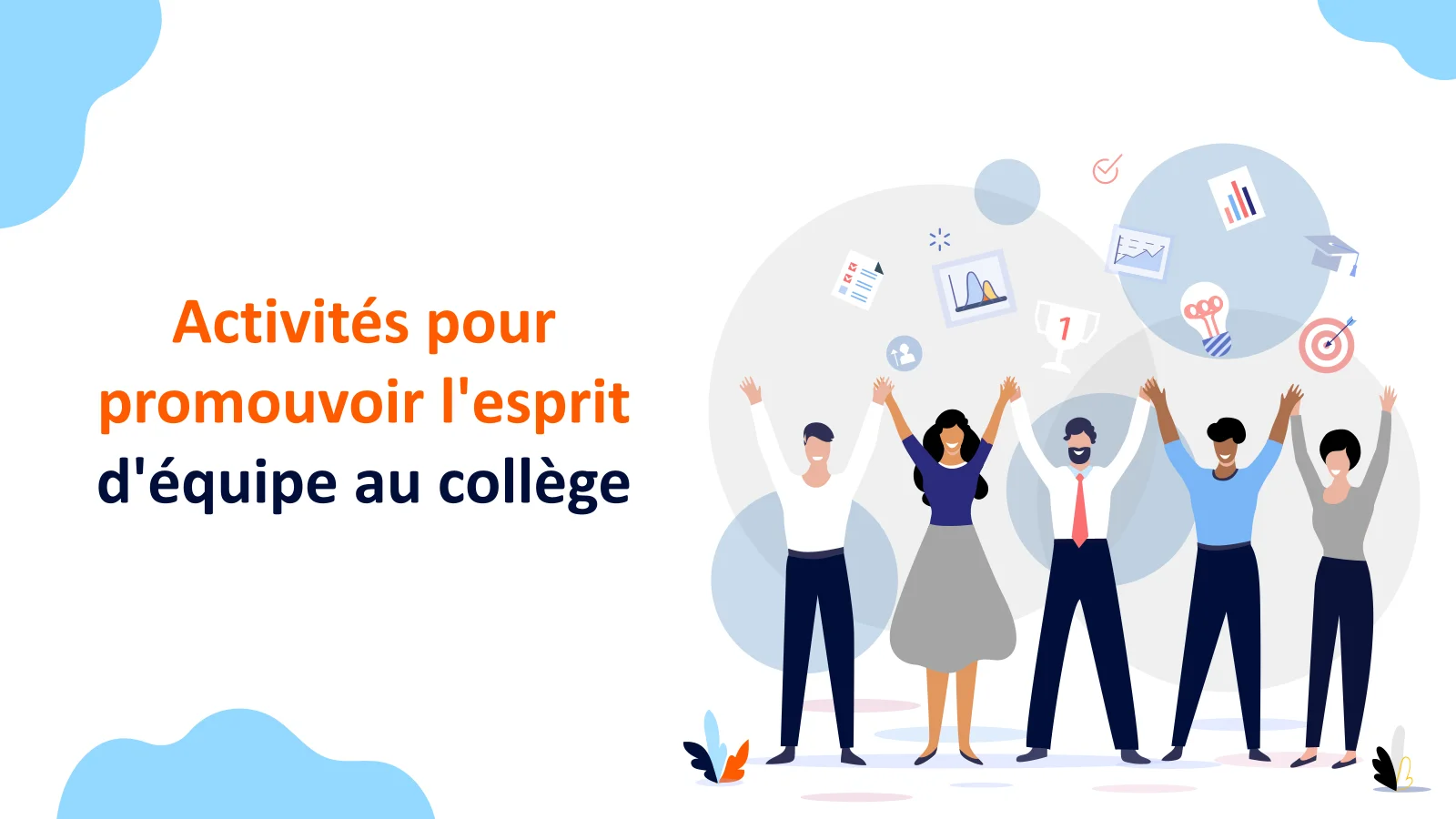 Activités d'esprit d'équipe pour le collège - Modèle PowerPoint