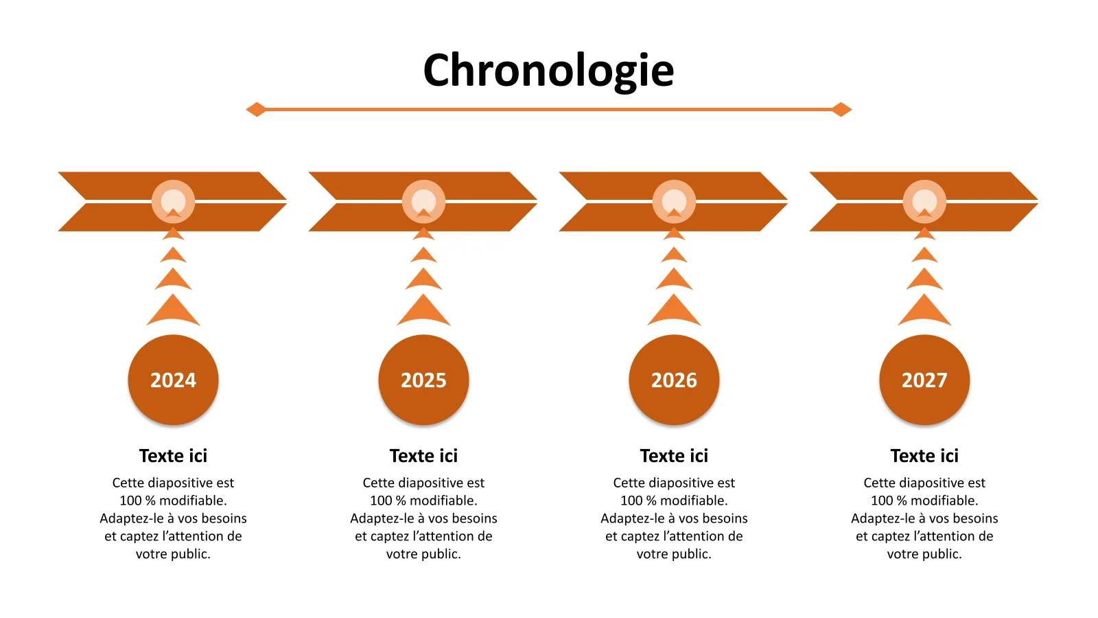 Galerie d'images Ppt de chronologie - Modèles professionnels