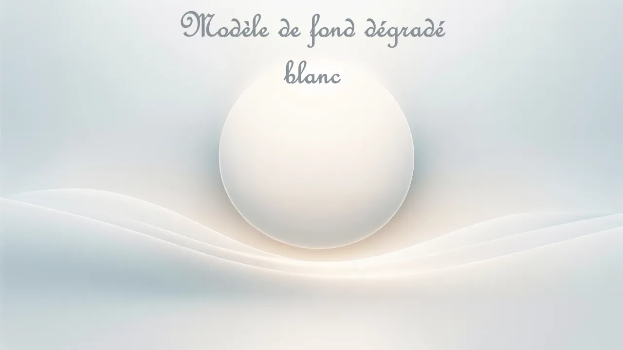 Modèle de fond dégradé blanc pour les présentations professionnelles