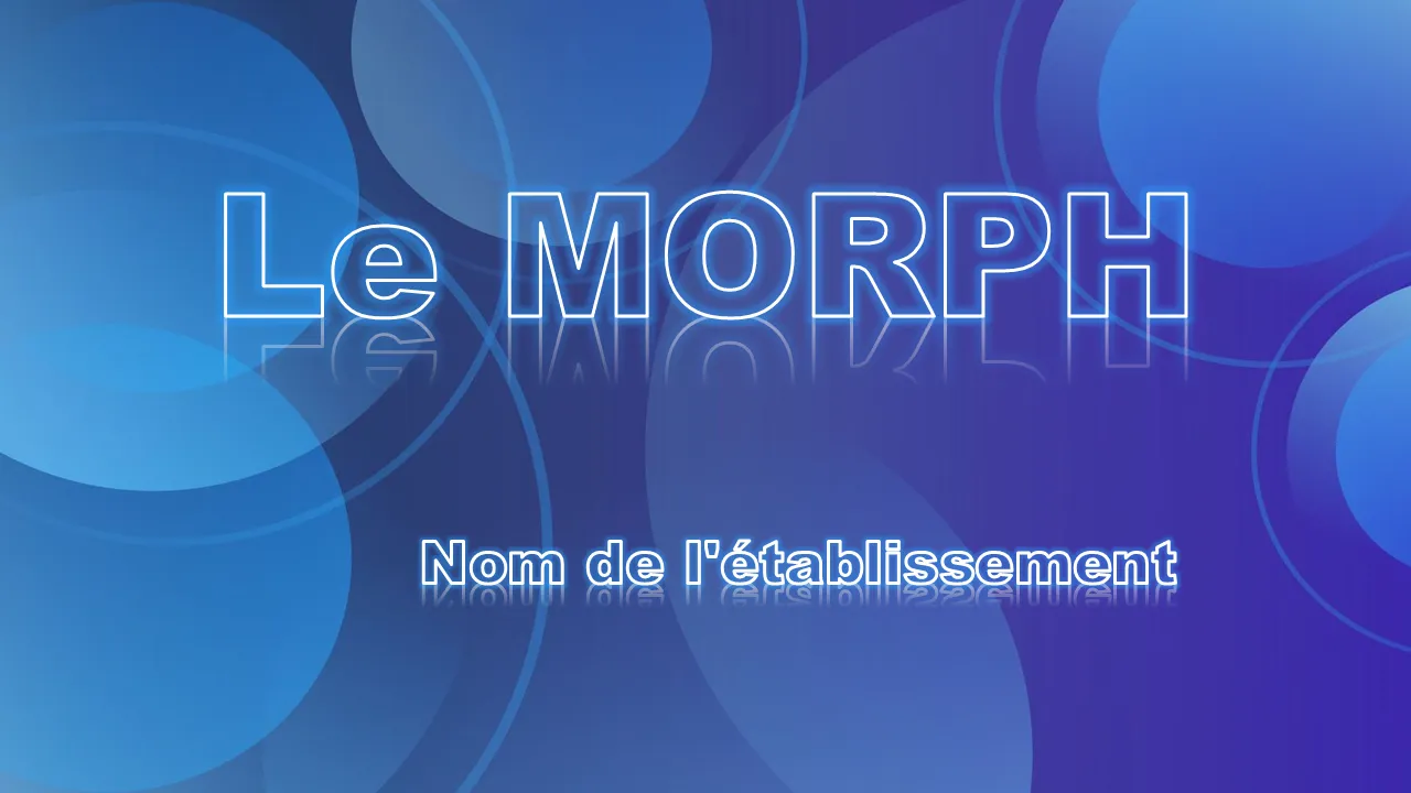 Modèle PowerPoint de morphing pour les présentations professionnelles