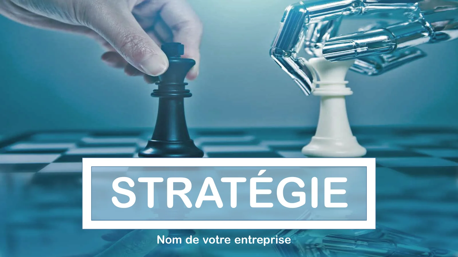 Modèle PowerPoint de stratégie d'entreprise pour les plans d'action