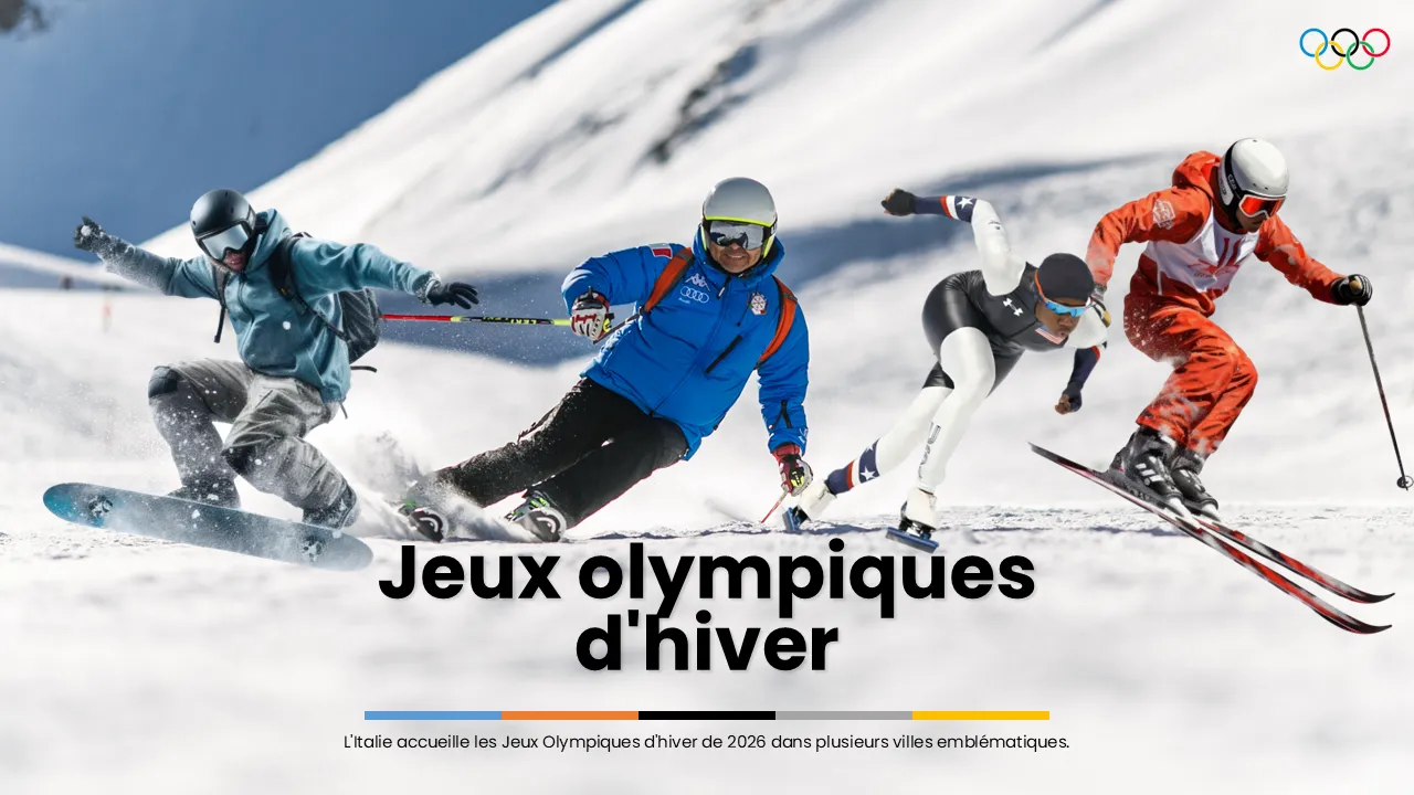 Modèle PowerPoint de test olympique