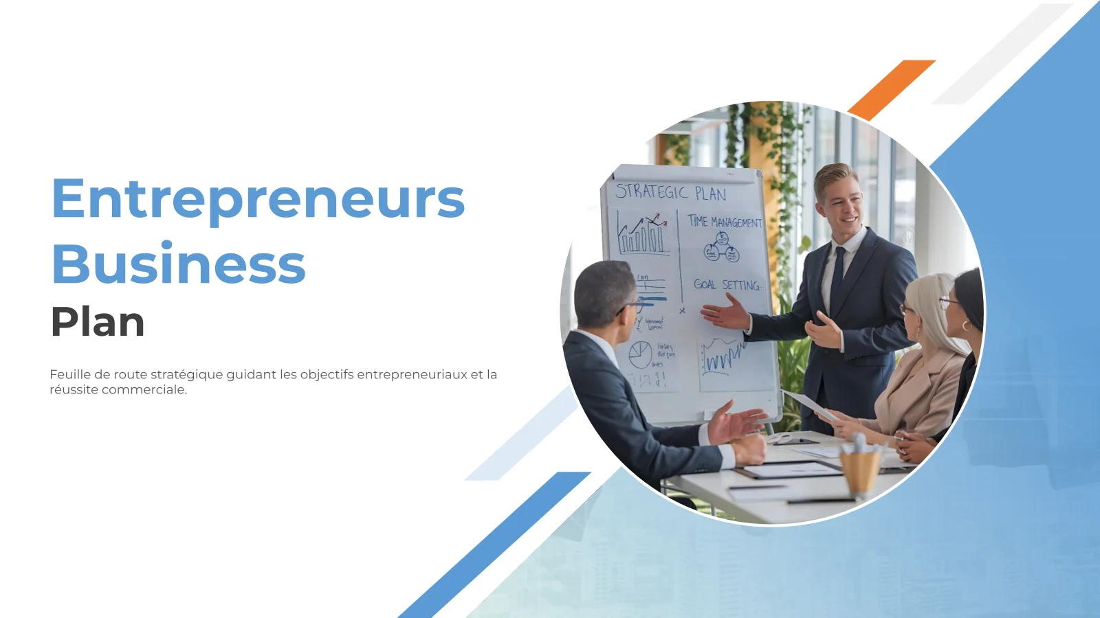 Plan d'affaires des entrepreneurs Modèle PowerPoint et Google Slides