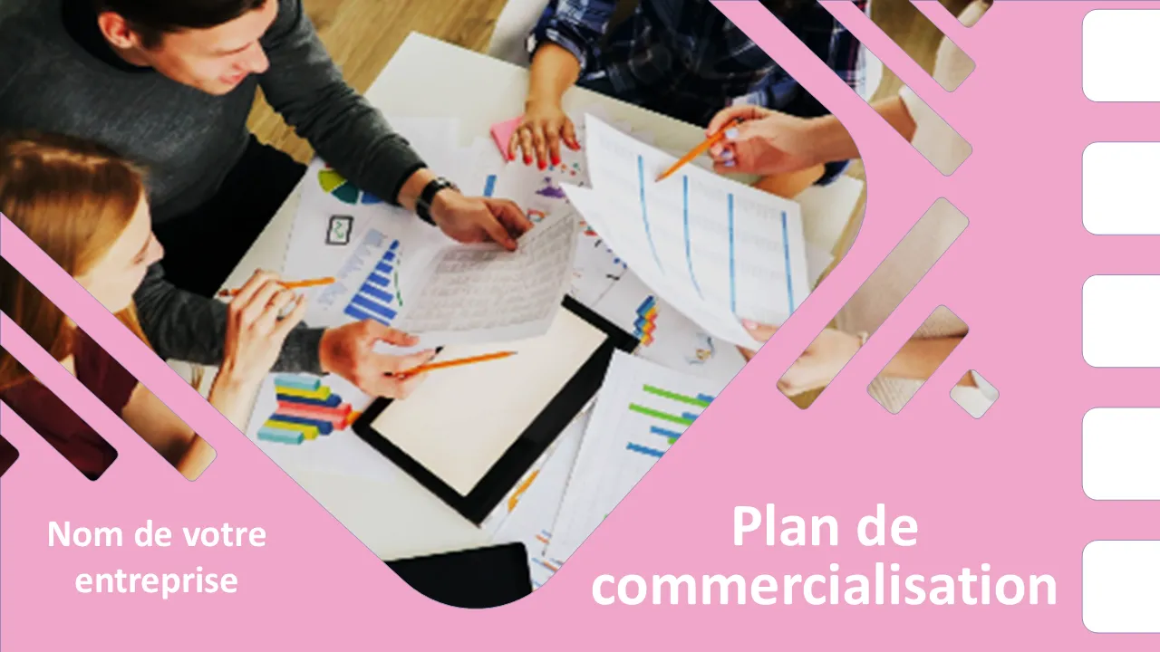 Plan marketing Diapositives de présentation PowerPoint