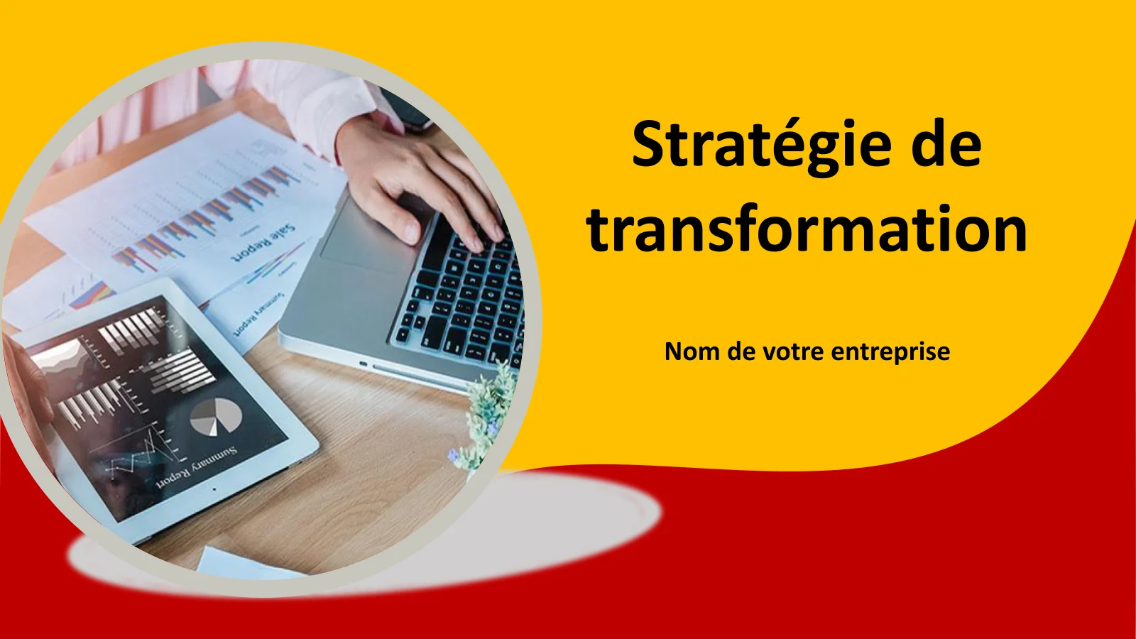 Stratégie de transformation Diapositives de présentation PowerPoint